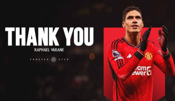 Varane me një video emocionuese konfirmon largimin nga Man Utd 