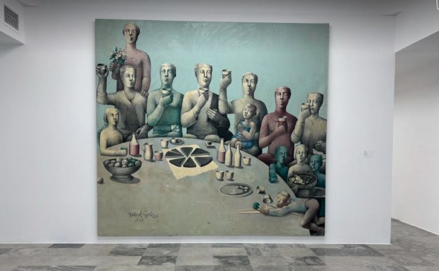 Vështrim për ekspoziten e artistit Gjelosh Gjokaj e hapur dje në hapësirën e Galerisë Kombëtare të Kosovës