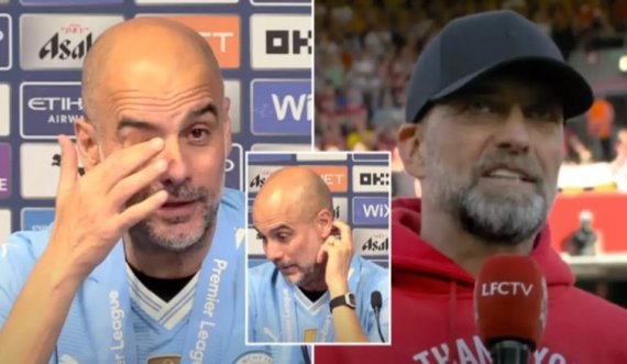 Guardiola u ‘rrëmbye’ nga lotët pas fjalëve që Kloppi i tha për të në ditën e fundit në Angli