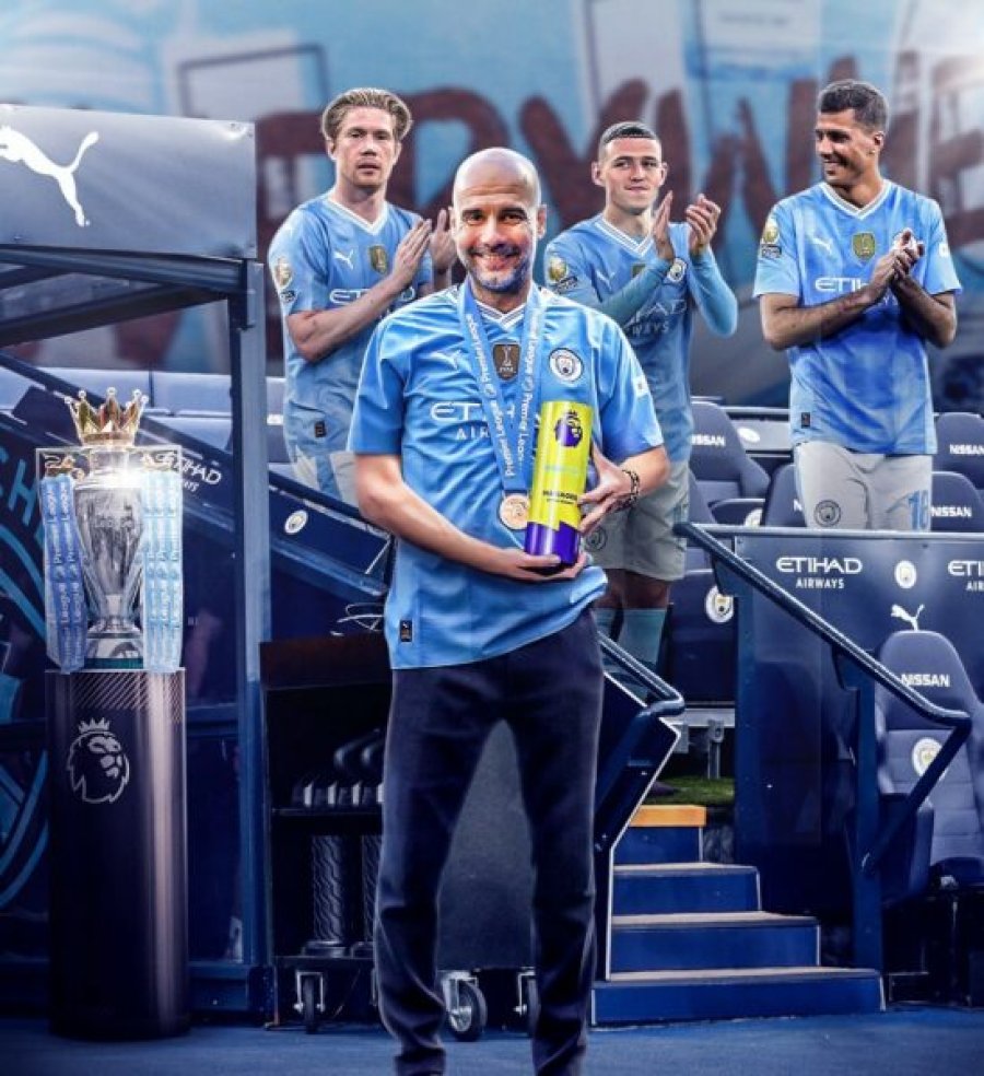  Pep Guardiola flet pasi u zgjodh trajneri i vitit në Premierligë