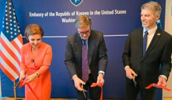 Inaugurohet objekti i Ambasadës së Kosovës në Washington