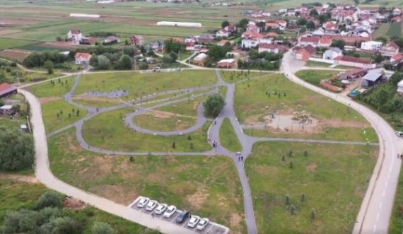 Hapet parku i ri në Drenoc të Prishtinës