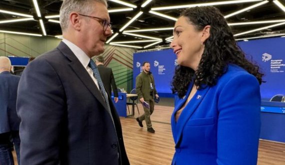 Osmani takohet me kryeministrin e Britanisë së Madhe