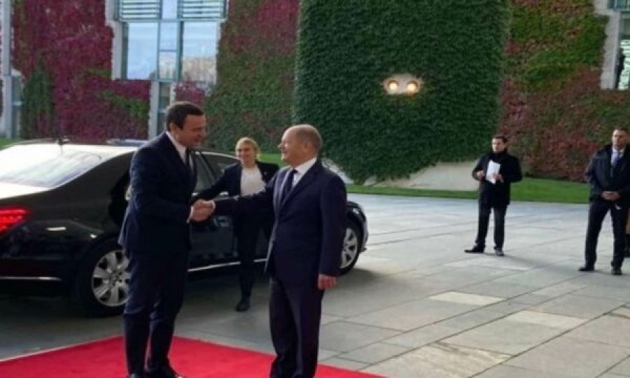 Albin Kurti mirëpritet nga kancelari gjerman Olaf Scholz