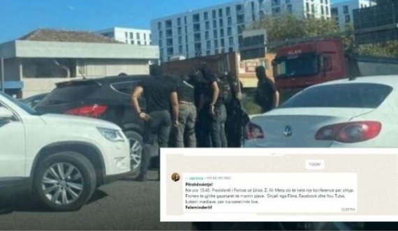 Ja momenti kur Ilir Meta arrestohet në komunikacion