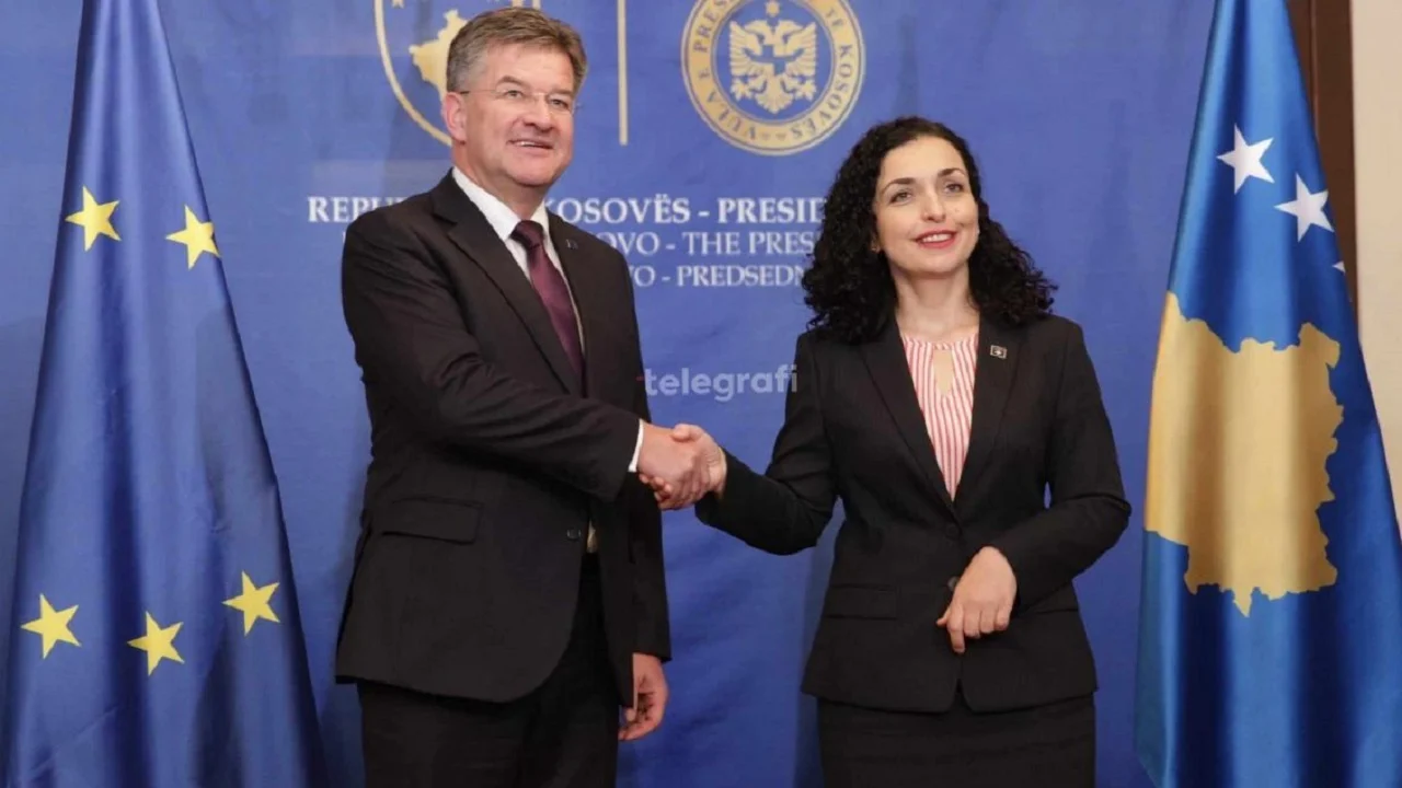 Lajçak: Vjosa  Osmani ka dhënë ide dhe rekomandime se si të zbatohet Marrëveshja e Ohrit