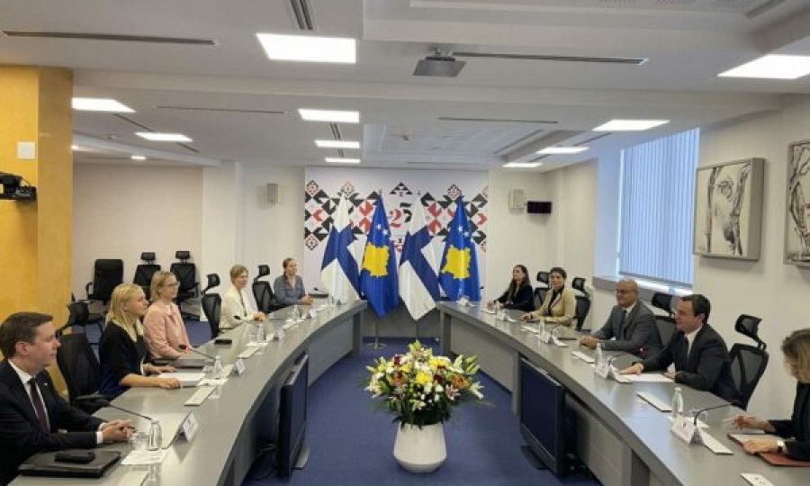 Kurti, ka pritur në takim ministren e Punëve të Jashtme të Finlandës