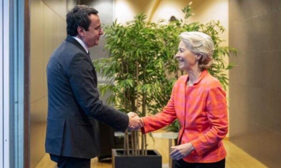Detaje nga takimi Ursula von der Leyen - Kurti: Kosova, vendi i parë që ka avancuar