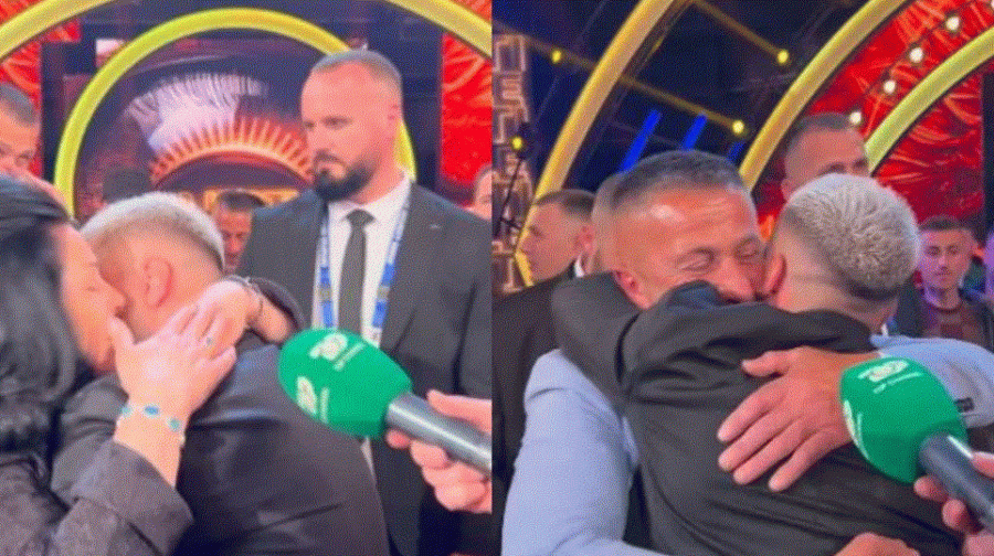 Ja momenti emocionues kur Gjesti takoj prindërit e tij