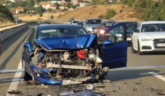 Aksident i rëndë trafiku në autostradën 'Ibrahim Rugova'