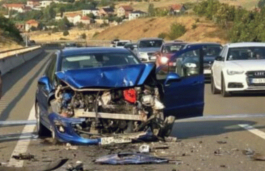 Aksident i rëndë trafiku në autostradën 'Ibrahim Rugova'