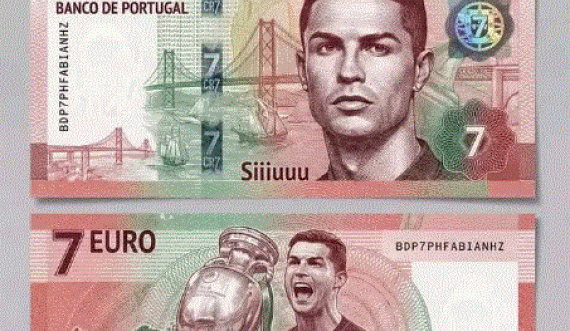 Portugalia po e nderon Ronaldon me një banknotë