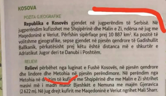 Maqedonia e Veriut me tekstet e Gjeografisë Kosovës i referohen me 'Metohi'