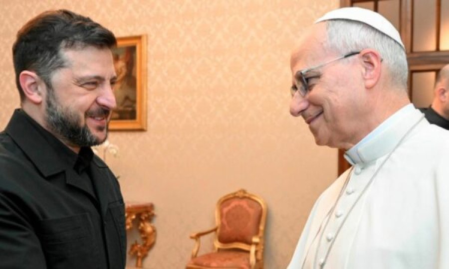 Papa Leoni XIV mirëpret Zelenskyn