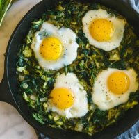 Recetë: Burani me spinaq dhe vezë 