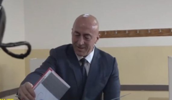 Ramush Haradinaj, ka shfrytëzuar të drejtën e tij për votë