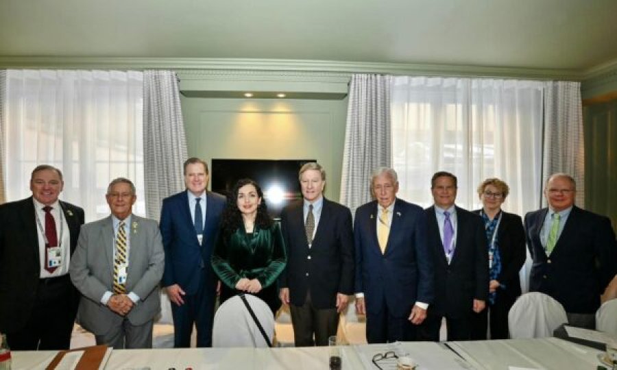 Osmani takon delegacionin e kongresistëve amerikanë në Munich