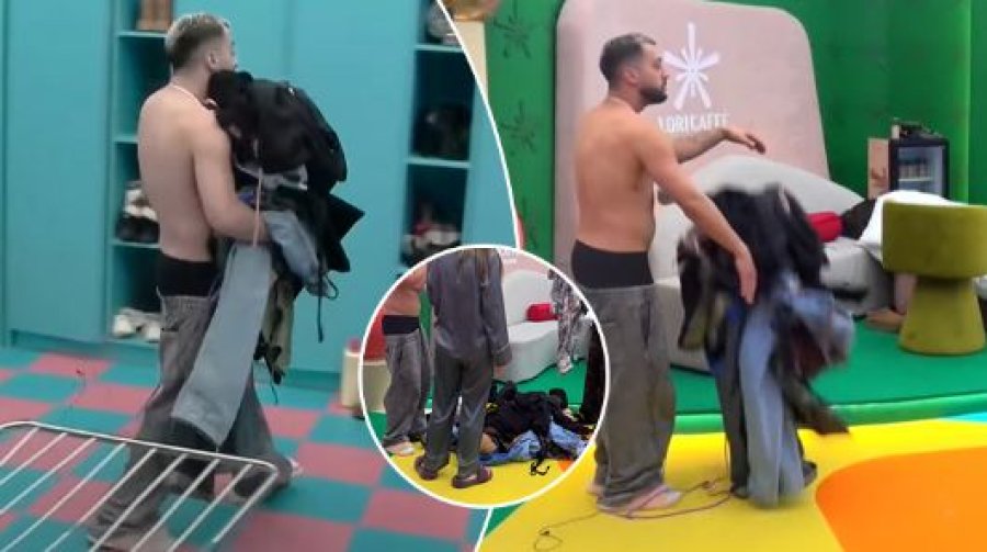 Gjesti ua merr rrobat banorëve nga lavanderia dhe ua hedh në mes të dhomës