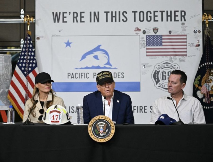 Trump shkon në Kaliforni, shoqërohet nga Grenelli