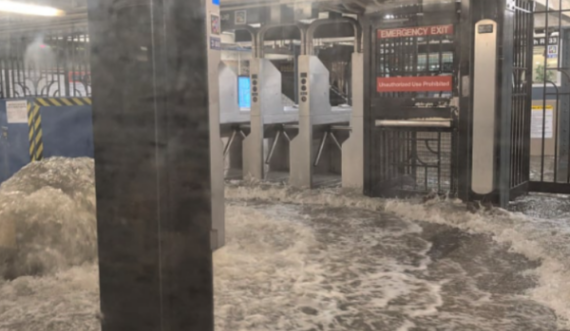 Për shkak të shirave në New York u lëshua një paralajmërim për përmbytje