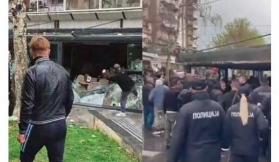Banorët e Koçanit rrënojnë kafenenë e pronarit të diskotekës ku ndodhi tragjedia