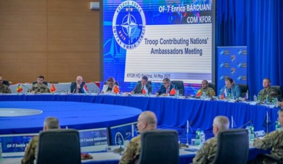 Barduani, ka pritur në një takim ambasadorët e të gjitha vendeve në shtabin e KFOR-it