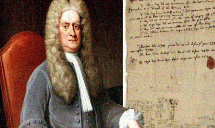 Letra e shkruar nga Isaac Newton parashikon datën e 'fundit të botës'