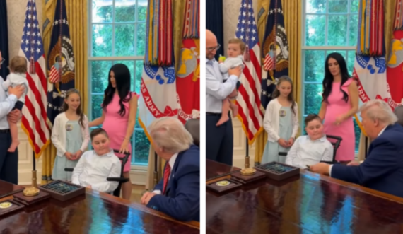 Trump mirëpret një familje shqiptare në Shtëpinë e Bardhë