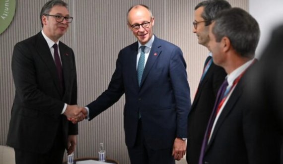 Vuçiq takohet me Merz në Kopenhagë, ja çka thotë