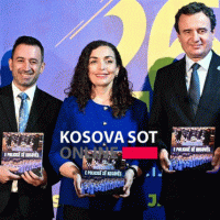 Vjosa Osmani, Kurti e Basha, bëjnë homazhe në Reçak