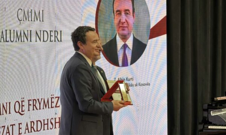 Albin Kurti pranon titullin 'Alumni Nderi' i UP’së