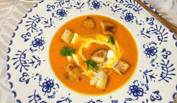 Recetë: Supë kremoze me kungull të pjekur