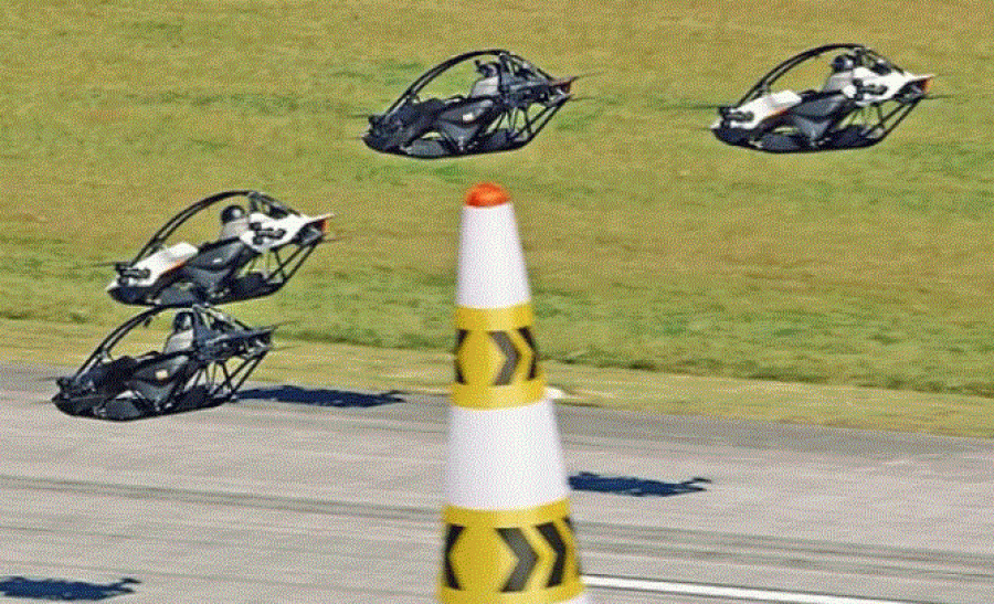 Gara e parë e Formula 1 në qiell!