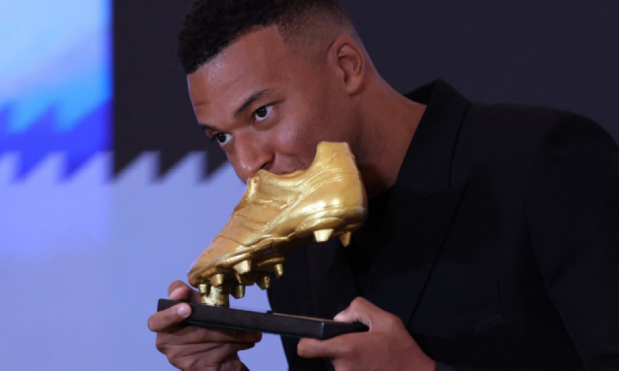 Kylian Mbappe e pranon Këpucën e Artë për sezonin 2024/25