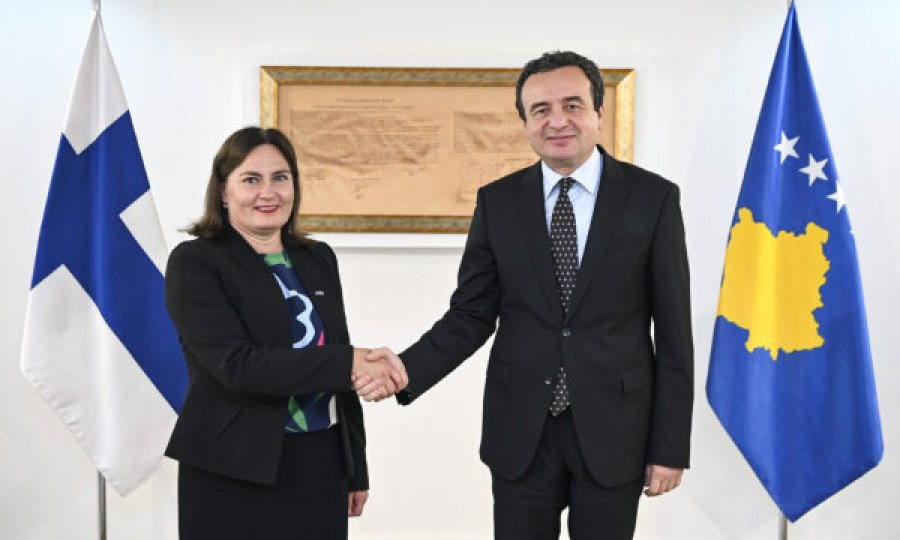 Kurti e falënderon ambasadoren e re të Finlandës për mbështetje