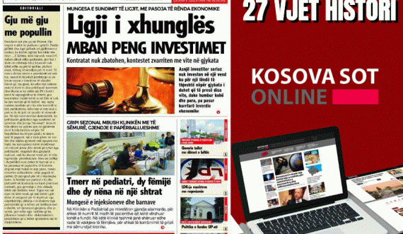‘KOSOVA SOT ONLINE’ 27 VJET HISTORI DUKE INFORMUAR PUBLIKUN ME PROFESIONALIZËM