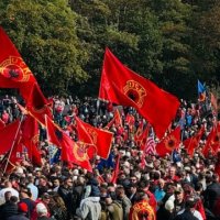 OVL-UÇK protestojnë para Asamblesë Parlamentare në Strasburg