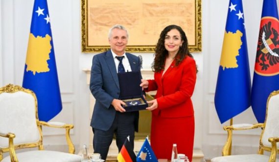 Rohde në takim lamtumirës me Vjosa  Osmani