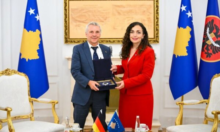Rohde në takim lamtumirës me Vjosa  Osmani