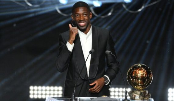 Ousmane Dembele është fitues i Topit të Artë