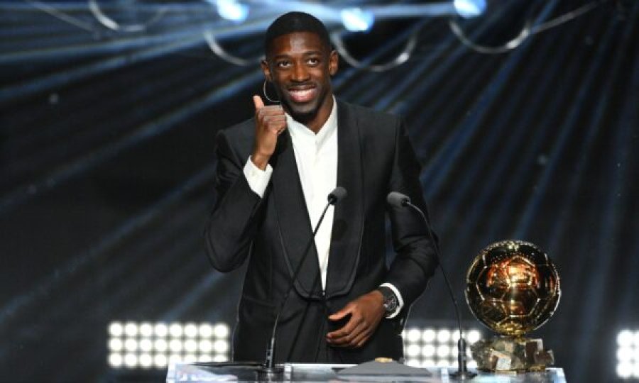 Ousmane Dembele është fitues i Topit të Artë