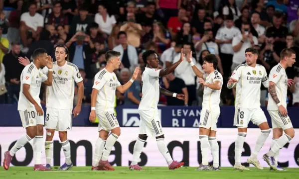 Reali fiton ndaj Levantes 4-1