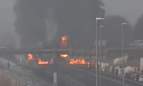 Aksident i rëndë në një autostradë të Sllovenisë 