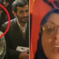 Igballe Huduti në protestën për Zvërnecin, iu publikohet fotografia me Ahmadinexhadin e Iranit
