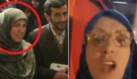 Igballe Huduti në protestën për Zvërnecin, iu publikohet fotografia me Ahmadinexhadin e Iranit