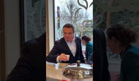 Kurti: Baristi që e takova ma mbushi espreson mbi 60%